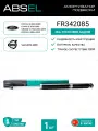 ABSEL Амортизатор подвески газовый задний FR342085 для FORD FOCUS III 2010-2020, C-MAX II 2010-2019, GRAND C-MAX 2010-2019, FOCUS C-MAX 2003-2007; VOLVO V40 2012-2019