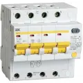 Дифференциальный автомат IEK АД14 4П 30 мА C 4.5 кА AC электронный 1 шт.