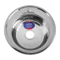 Мойка кухонная MIXLINE 528182, врезная, толщина 0.6 мм, 49×49×17 см, вып. 3 1/2, с сифоном