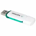 Упаковка 2 шт. Флеш-диск 8 GB PHILIPS SNOW, разъем USB 3.0, зеленый, FM08FD75B/97