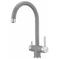 Смеситель для кухни Milacio Ultra MCU.554. GR серый металлик