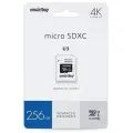 Карта памяти 256Gb MicroSD SmartBuy + SD адаптер (SB256GBSDU1A-AD)