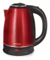 Чайник Ergolux, 1.8 литра, мощность 1600Вт, нержавеющая сталь, красный