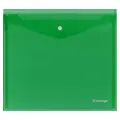 Папка-конверт на кнопке Berlingo No Secret (А5+, 200мкм) зеленая (EFb_05004), 12шт.