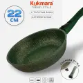 Сковорода Kukmara Trendy Style Malachite со съемной ручкой 22 см, с антипригарным покрытием