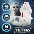 Игровое кресло компьютерное GAMELAB TETRA, красный, искусственная кожа