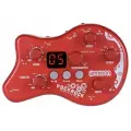 Гитарный процессор эффектов с драм машиной 15 в 1, красный цвет