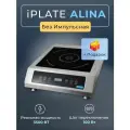 Индукционная плита электрическая Iplate 3500 ALINA +спиртовые дрожжи Alcotec 48 и Double snake 48, серебристый