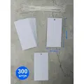 Бирка пластиковая 60х120 мм с пластиковым подвесом - 300 шт.