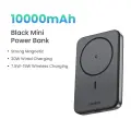 UGREEN PD20W Power Bank Магнитный 10000 мАч Портативный беспроводной быстрая зарядка PowerBank для Magsafe для iPhone 17 15 Pro Max 16 Pro, Black, 10000 мА-ч