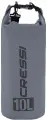 Гермомешок, герморюкзак, влагозащитная сумка CRESSI с лямкой DRY BAG объем 10 литров серый