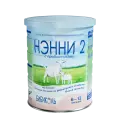 Нэнни 2 с пребиотиками - мол. смесь на основе козьего молока, 6-12 мес, 800гр