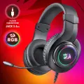 Игровая гарнитура Redragon Hylas, RGB-подсветка, полноразмерные, проводные