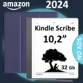 Электронная книга Amazon Kindle Scribe 32Gb, 10,2, Grey/White с синей защитной обложкой