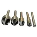Набор сверл зенкеров по металлу, 6.35, 9.53, 12.7, 15.88, 19.05 мм, Strong СТМ-52800005