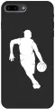 Силиконовый чехол на Apple iPhone 8 Plus / 7 Plus / Эпл Айфон 7 Плюс / 8 Плюс с рисунком Basketball W Soft Touch черный