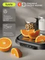 Весы кухонные Tuvio TKS02B, 2 режима взвешивания, с шагом 0.05/1 г, серые