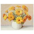 Алмазная мозаика 'Букет цветов календулы' , 50*40см, Cristyle Cr 540056