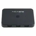 KVM-переключатель ACASIS AC-QH001 HDMI / USB3.0 на 2 компьютера (2*HDMI+2*USB кабеля 1.5м в комплекте)