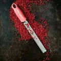 Терка Microplane для цедры и сыра, розовая помада