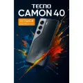 Смартфон TECNO Camon 40 12/256Gb GALAXY BLACK, аккумулятор 5200 мАч, 8-ми ядерный процессор, черный
