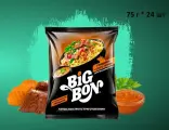 Лапша быстрого приготовления BIG BON говяжья + соус гуляш 75 г - 24 штуки