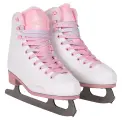 Коньки фигурные Ice Play белый/розовый- 37 размер, утеплённые, для девочек.