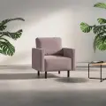 Кресло Сканди, универсальное, в студию, в холл, антивандальный велюр, пыльная роза