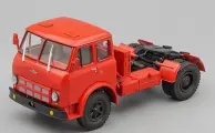 Масштабная модель грузовика коллекционная Минский 504А седельный тягач, красный