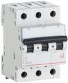 Legrand 404053 Автоматический выключатель TX3 6000 - 6 кА - тип характеристики C - 3П - 400 В~ - 6 А - 3 модуля