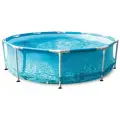 28208 Каркасный круглый бассейн Intex Metal Frame Beachside 305х76см c фильтром и насосом