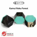 Мел для бильярда Kamui Roku Forest, для наклейки, шестигранный, зеленый, 1 шт.