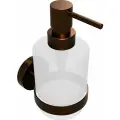 BEMETA AMBER Настенный дозатор для жидкого мыла (стекло) 155109102, медное золото матовый