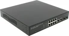MultiCo EW-P5882iW коммутатор PoE+. 8x10/00 PoE + (2x10/100/1000 + 2x1G SFP) COMBO. WEB Smart, PoE budget 260W (8x30W)