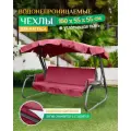 Чехол водонепроницаемый Fler на матрас для качелей (160х55х55 см) бордовый