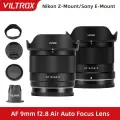 Viltrox AF 9 мм F2.8 Air Объектив для Sony E-Mount Nikon Z-Mount Fuji XF Nikon Z