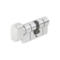 Евроцилиндр Abus KD6N 30х30 мм верт. (никель)