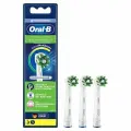 Набор насадок Oral-B Cross Action CleanMaximiser EB50-3 для ирригатора и электрической щетки, белый, 3 шт.