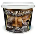 Kraskovar Лак-антисептик полуматовый Aqua Lacquer для дерева и камня, моккачино 2л
