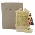 Винтажная миниатюрная коллекционная статуэтка Пилигрим от Sebastian Studio. Фарфор, ручная роспись. Sebastian Miniatures Studio. Массачусетс, США, 1951 год