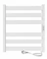 Полотенцесушитель электрический 600х500 INDIGO Oktava Slim 3 (LСLOKS5E60-50WMRt) универсальное подключение, белый