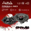 Динамики автомобильные 13 см AURA FIREBALL-523 2 шт 3-х полосные коаксиальные колонки