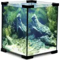 Аквариум Crystal, черный, 18л, 25*25*30см, бренд Laguna AQUA