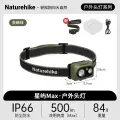 Naturehike Xingyu Max уличная мощная фара с зарядкой для пешего туризма, альпинизма, водонепроницаемый индукционный налобный фонарь для рыбалки, green