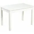 Стол Айсберг 07 СТ ЛДСП: Белое - Стекло белое
