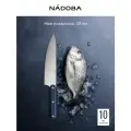 Нож кухонный, поварской, 20 см, профессиональный, нержавеющая сталь, NADOBA