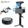 3D-сканер Creality CR-Scan Ferret Pro для моделирования 3D-печати Быстрое сканирование с точностью 0,1 мм Набор микросхем ASIC Двухрежимный Полноцветное сканирование на открытом воздухе Портативный портативный компьютер