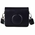 Чехол для Fujifilm Instax Mini Evo, чёрный, искусственная кожа, с ремнём