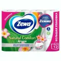 Бумага туалетная ZEWA Natural Comfort Aroma 12шт в уп. 3-слойные 132 листа парфюмированная