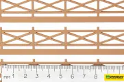 009zp023 Деревянное ограждение для макета. H=2см./L=78см.